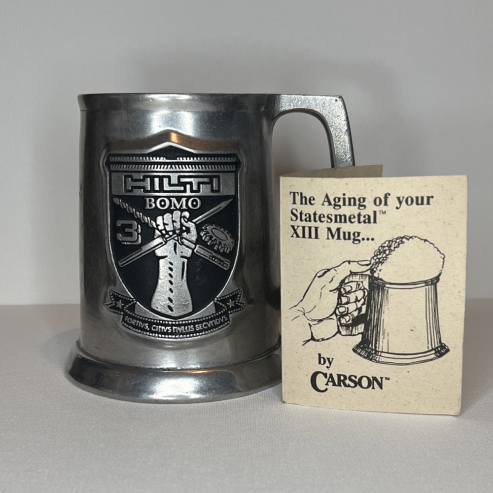 The Aging of Your Statesmetal XIII Mug by Carson. Made In USA. Vintage 1970-1980
